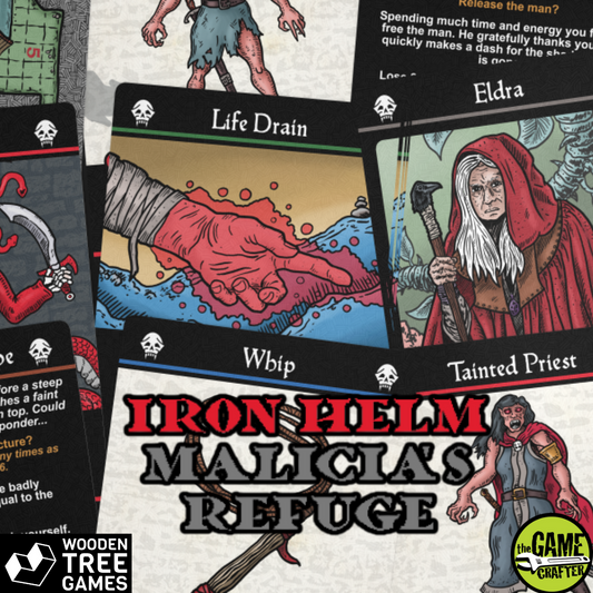 Iron Helm - Pack 6 - Malicia's Refuge - Wooden Tree Games