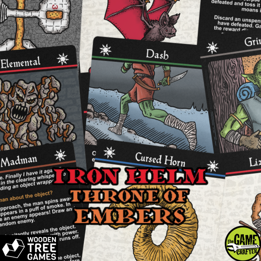 Iron Helm - Pack 5 - Throne of Embers - Wooden Tree Games