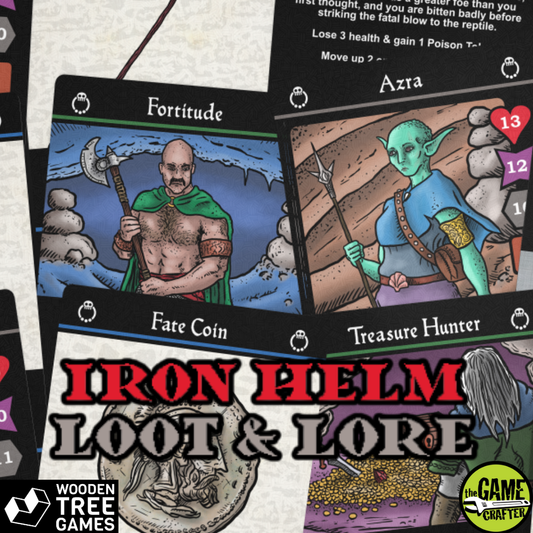 Iron Helm - Loot & Lore - Wooden Tree Games