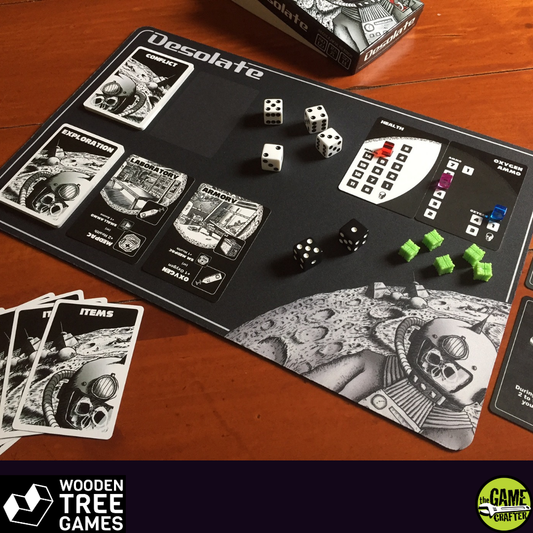 Desolate Game Mat - Wooden Tree Games