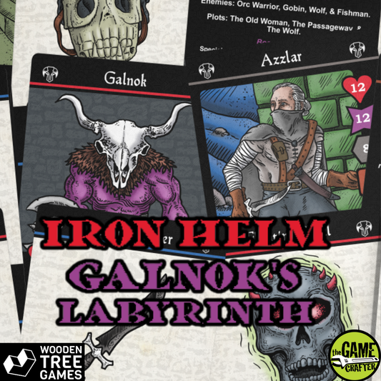 Iron Helm - Pack 3 - Galnok's Labyrinth - Wooden Tree Games