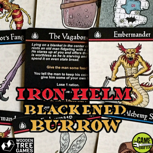 Iron Helm - Pack 2 - Blackened Burrow - Wooden Tree Games