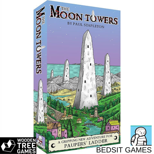 The Moon Towers (Paupers' Ladder expansion) - Wooden Tree Games