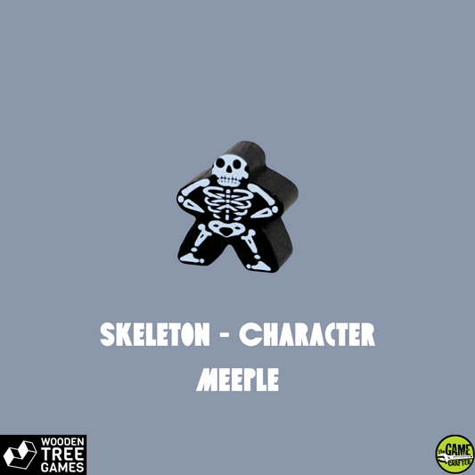 Skeleton - Character Meeple - Wooden Tree Games