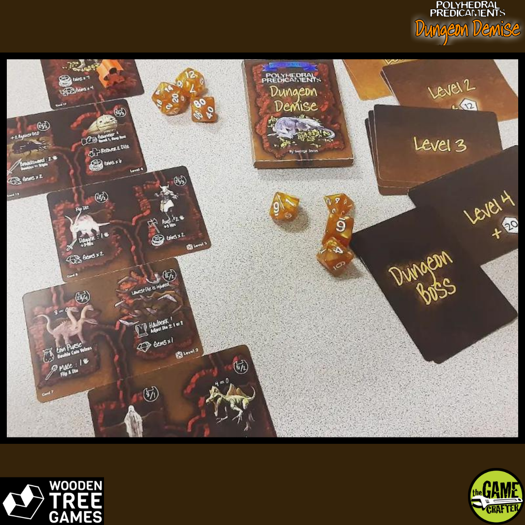 Polyhedral Predicaments - Dungeon Demise - Wooden Tree Games