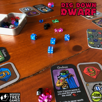 Dig Down Dwarf - Wooden Tree Games