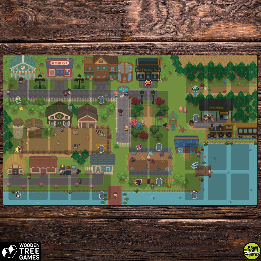 Cozy Oaks Town Mat